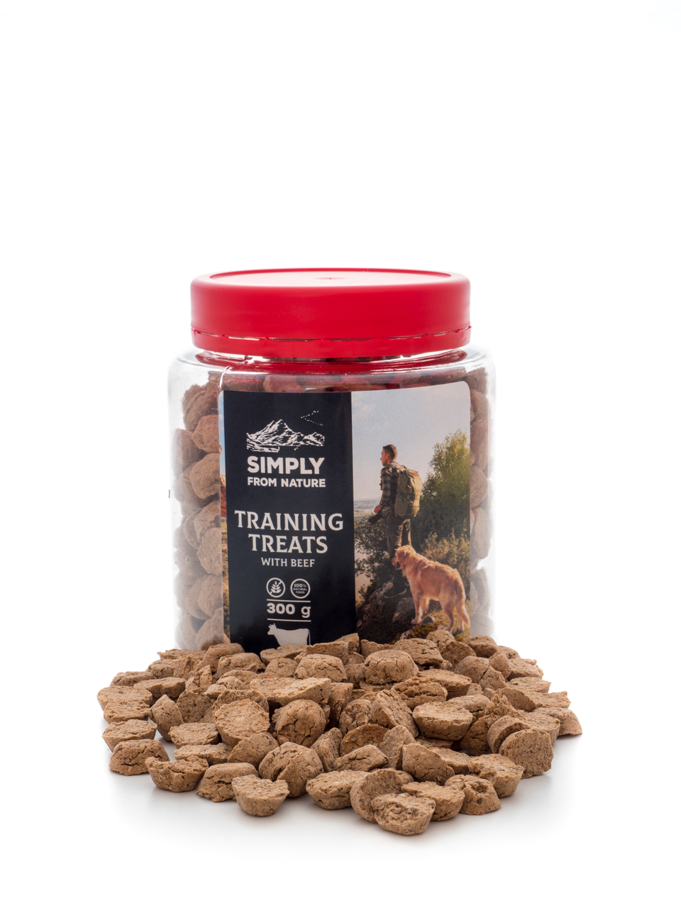 Kleine, gemakkelijk te verteren trainingssnacks voor uw hond. Ze maken je handen niet vuil