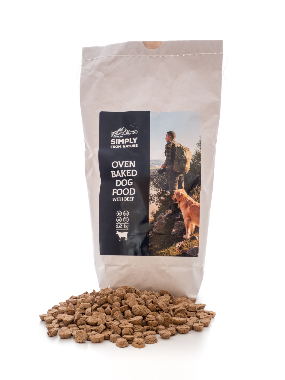 In de oven gedroogde voedingsmiddelen met een hoog vlees- en eiwitgehalte