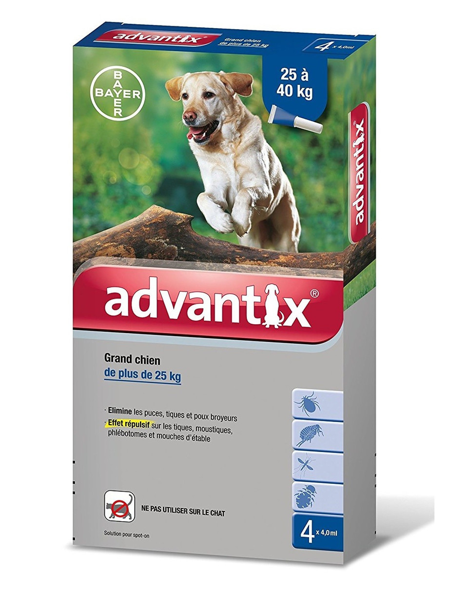 Advantix druppels tegen teken