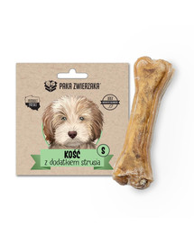 PAKA ZWIERZAKA Knochen mit Straußenknochen S 10 cm