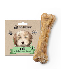 PAKA ZWIERZAKA Knochen mit Straußenknochen L 13,5 cm