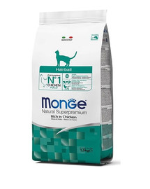 MONGE SUPERPREMIUM Cat Hairball Katzenfutter 400g