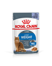 ROYAL CANIN Ultra Light Gravy Nassfutter in Soße für übergewichtige Katzen 12x85g