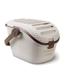 CURVER Haustiertransportbox 51x38x33 cm Weiß