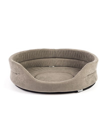 FERA Hundebett oval grau M 61x51x16 cm
