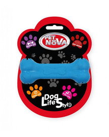 PET NOVA DOG LIFE STYLE Hundespielzeug Kauspielzeug Rindfleisch Geschmack 11cm Blau