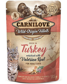 CARNILOVE Turkey & Valerian 24 x 85g
