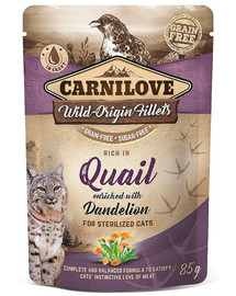 CARNILOVE Quail & Dandelion 24 x 85g