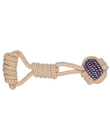 TRIXIE Junior Spieltau mit eingeflochtenem Ball 6 cm/23 cm