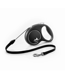 FLEXI Black Design M Seilleine 5 m Schwarz