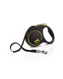 FLEXI Black Design M 5 m Grun Seilleine