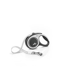 FLEXI New Comfort XS Gurtleine 3 m Schwarz