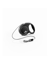 FLEXI Black Design XS Seilleine 3 m Schwarz
