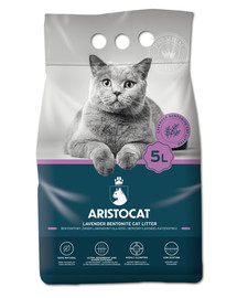 ARISTOCAT Bentonite Plus Bentonit Katzenstreu Lavendel 5 l