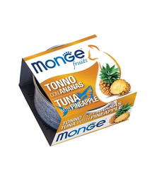 MONGE Fruit Cat Katzenfutter Thunfisch mit Ananas 80 g