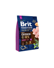BRIT Premium By Nature Adult Small S 3 kg