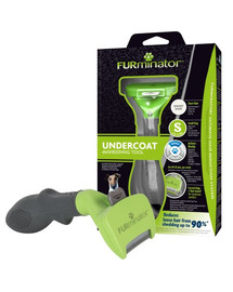 FURMINATOR deShedding-Fellpflegewerkzeug für kurzhaarige kleine Hunde