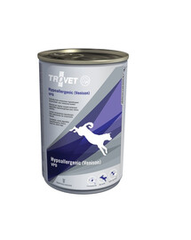 TROVET Hypoallergenic Venison VPD Nassfutter für Hunde mit Wildschwein 400 g