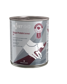 TROVET Unique Protein Turkey UPT Nassfutter für Hunde und Katzen mit Pute 800 g