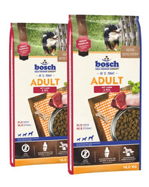 BOSCH Adult Lamb & Rice 30kg (2 x 15 kg)