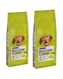 PURINA Dog Chow Adult Lamb & Rice  28 kg (2 x 14 kg)