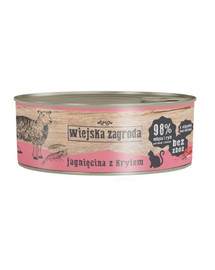 WIEJSKA ZAGRODA Adult Lamm und Krill 85 g Dose für Katzen