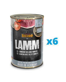 BELCANDO Lamm mit Reis & Tomaten 6x400 g