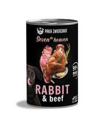 PAKA ZWIERZAKA Seventh Heaven Kaninchen & Rindfleisch 400 g
