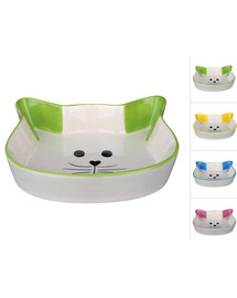 TRIXIE Keramiknapf Katzengesicht