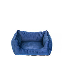 FERA Glamour Schlafsofa rechteckig blau L 65x75x27 cm