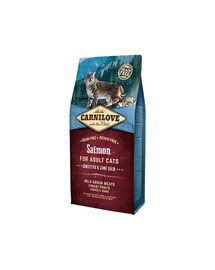 CARNILOVE Cat Sensitive & Long Hair Salmon 6 kg