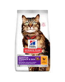 HILL'S Science Plan Cat Adult Dry Chicken Sensitive 7 kg