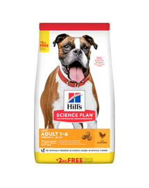 HILL'S Science Plan Adult Light Medium breed Trockenfutter mit Huhn 14 kg