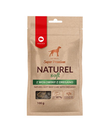 MACED Super Premium Naturel Soft Rindfleisch Hundeleckerli mit Oregano 100g