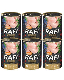 DOLINA NOTECI RAFI Quail Wachtel 6x400 g