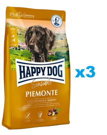 HAPPY DOG Supreme Piemonte 3 x 10 kg