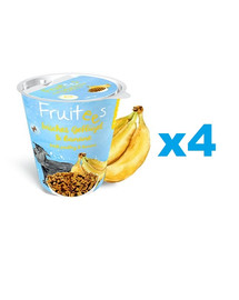 BOSCH Fruitees frisches Geflügel & Banane 4 x 200 g