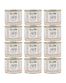 GUSSTO Cat Fresh Calf & Rabbit 200 g x 12