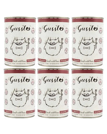 GUSSTO Cat Fresh Wild Boar 6x400 g