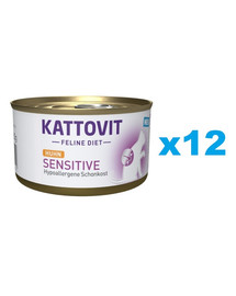 KATTOVIT Feline Diet Sensitive Huhn 12 x 85 g