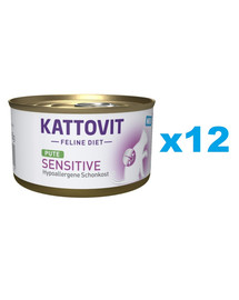 KATTOVIT Feline Diet Sensitive Pute 12 x 85 g