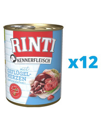 RINTI Kennerfleisch Geflügelherzen 12x800 g
