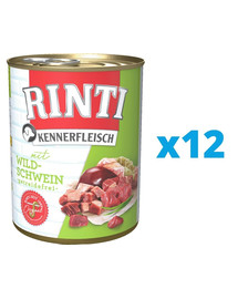 RINTI Kennerfleisch Wildschwein 12 x 400 g