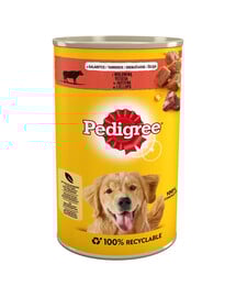 PEDIGREE Adult Nassfutter mit Rindfleisch 1200g