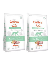CALIBRA Dog Life Junior Large Breed Chicken 24 kg (2 x 12 kg)