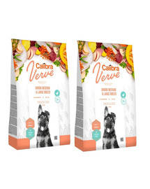 CALIBRA Dog Verve GF Junior Medium Large Chicken&Duck 24 kg (2 x 12 kg)