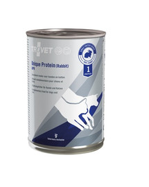 TROVET Unique Protein Rabbit UPR Nassfutter für Hunde und Katzen mit Kaninchen 6x400g