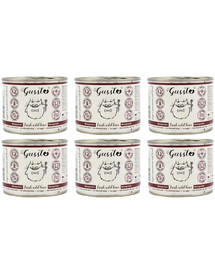 GUSSTO Cat Fresh Wild Boar 6x200 g