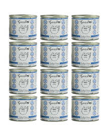 GUSSTO Cat Fresh Turkey&Tuna FRISCHES TRUTHAHN UND THUNFISCH 12x200 g