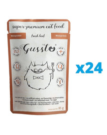 GUSSTO Cat Fresh Wild Boar 24x85 g
